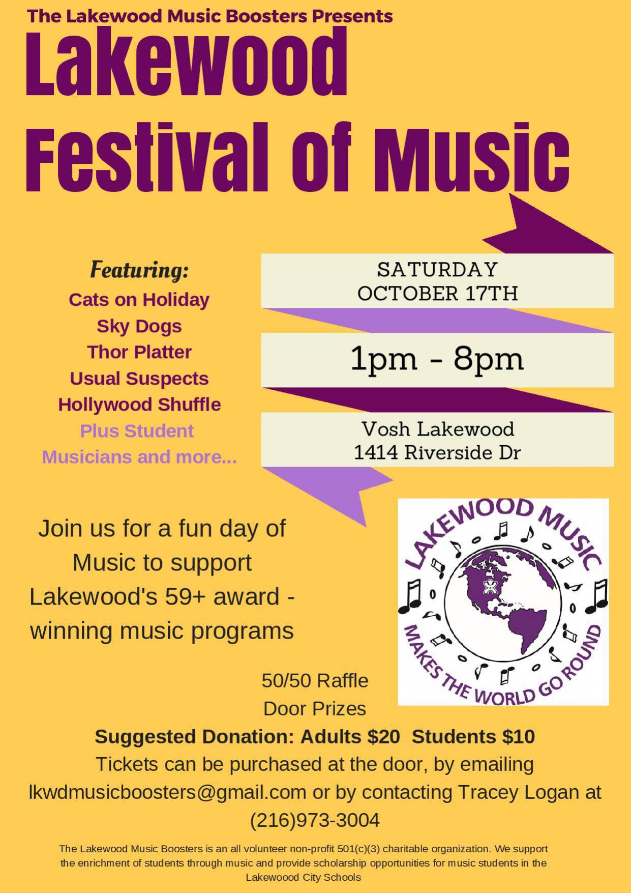 Festival Of Music Fundraiser Lakewood Music Boosters
